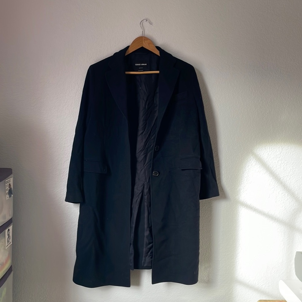 Giorgio Armani cashmere coat